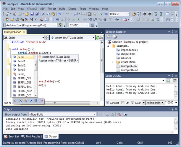 Atmel Studio for Arduino IDE Debugging Tools