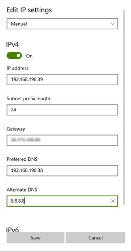 Edit IP Setting