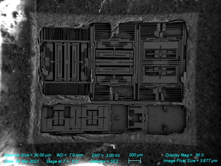 MPU6050 Module Internal View