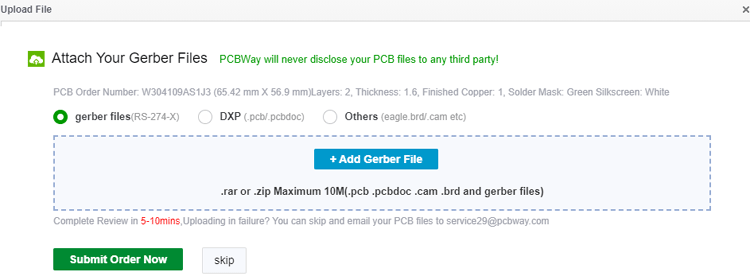 PCBWay PCB Gerber File