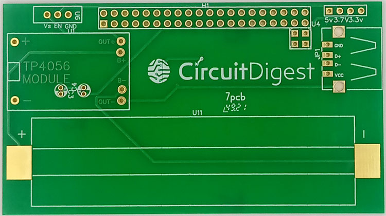 Raspberry Pi Power Supply HAT PCB