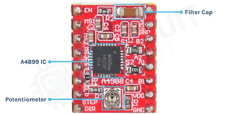 A4988 Stepper Motor Driver Module Parts