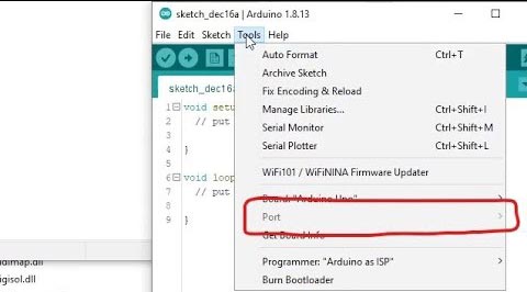 Arduino Error Serial Port Menu Grayed Out