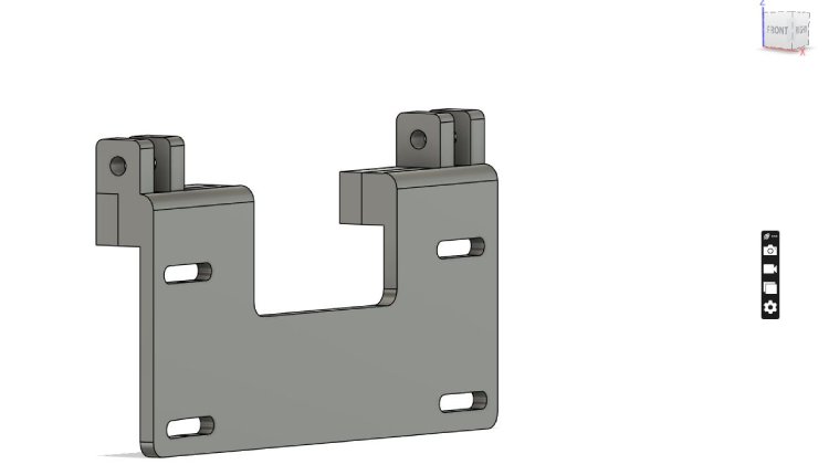 Rear Wheel Support CAD Design Beach Robot