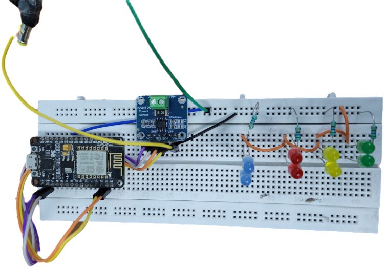 Circuit on Breadboard IoT-Based Smart Power Grid