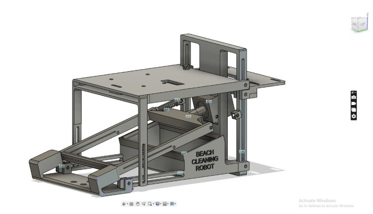 Complete Mechanical Design  Beach Robot