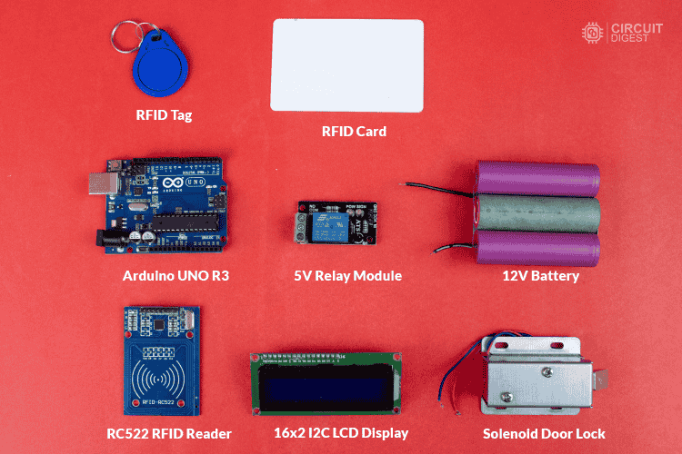 Components of RFID Door Locking System