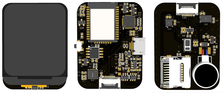 ESP32 Smart Watch PCB Design