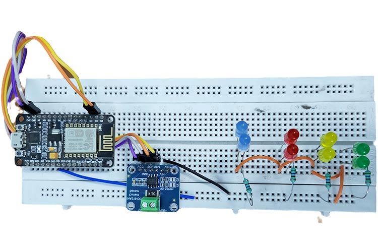 Final Circuit on Breadboard