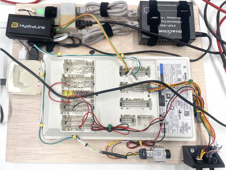 Hydralink test setup