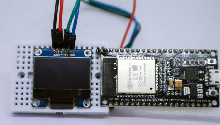 ESP32 OLED Module Circuit 