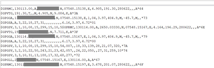 NMEA Sentences