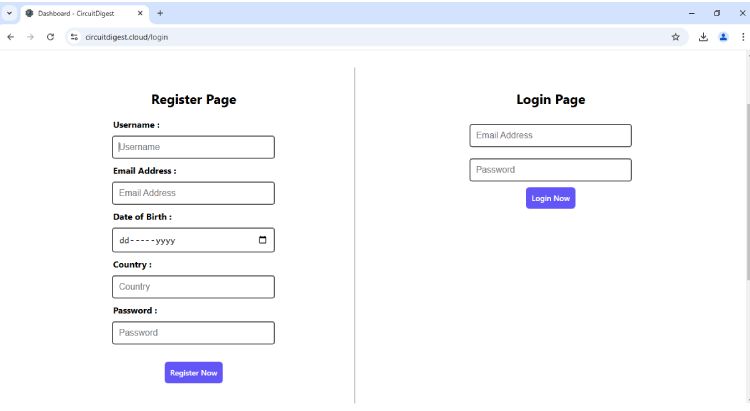 Register into Free SMS API of Circuit Digest