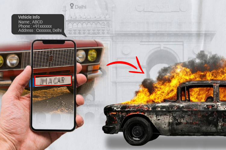 Vehicle Number Scanning Technique in Delhi Riot