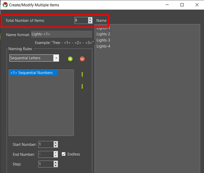 Vixen Display Setup Element Modify