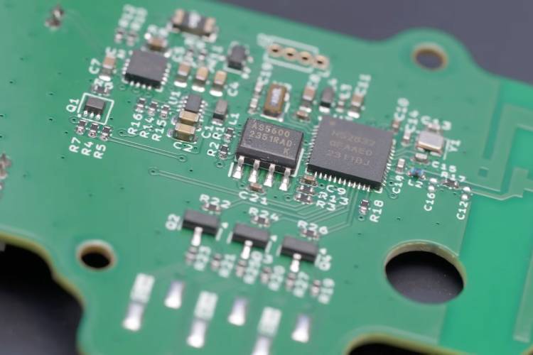 DIY Wireless Scrolling Dial PCB Closeup