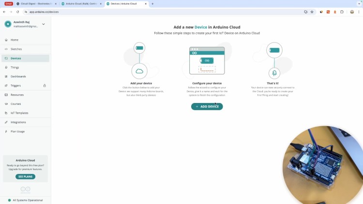 Arduino IoT Cloud: Adding New Device