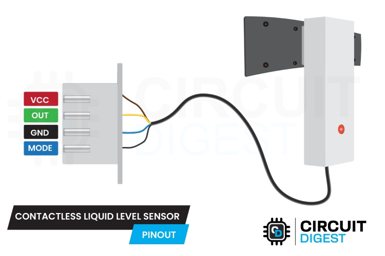 Contactless Liquid Level Sensor Pinout