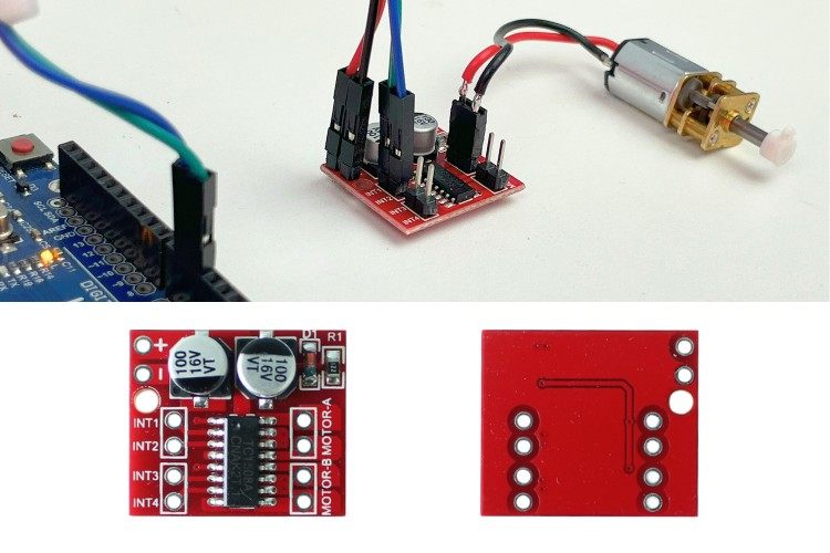 MX1508 DC Motor Driver with Arduino