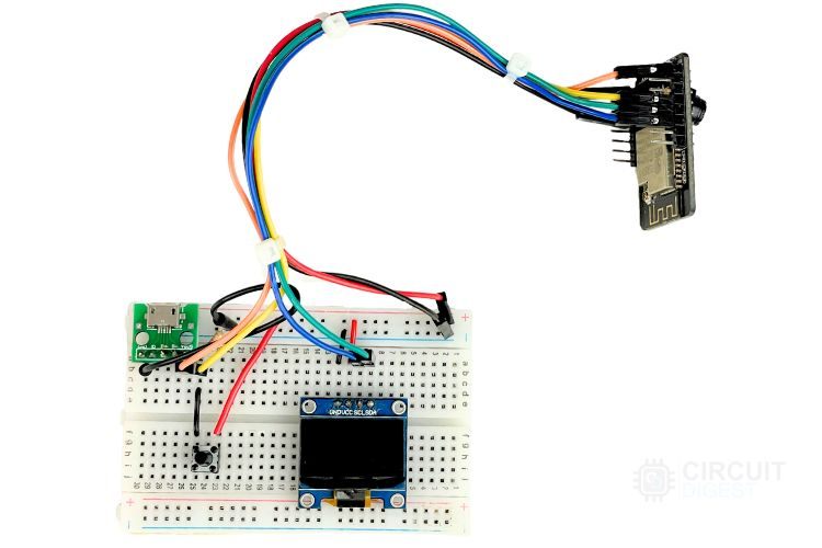 Assembled Components of the QR Code Scanner Project