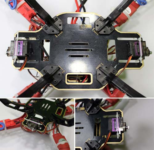 Drone with Servo Motors