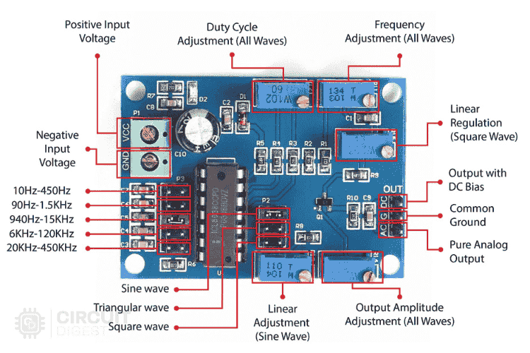 ICL8083 Module Components