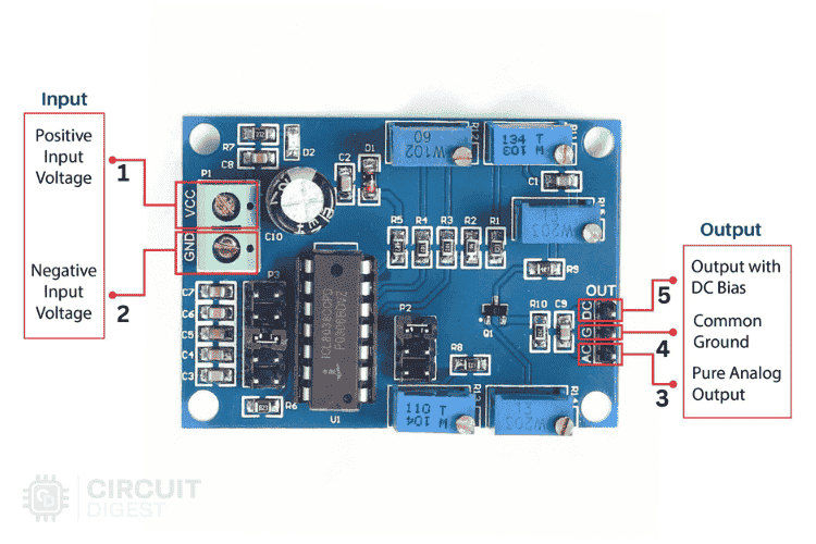 ICL8083 Module Pinouts