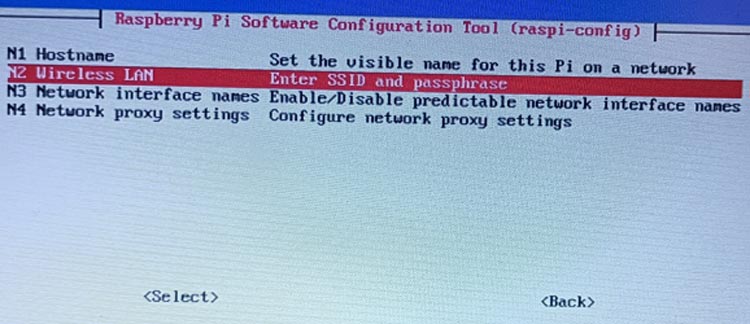 Raspberry Pi Software Configuration Tool Wireless LAN