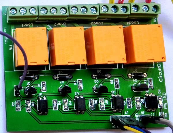 4-Channel Relay Driver Module