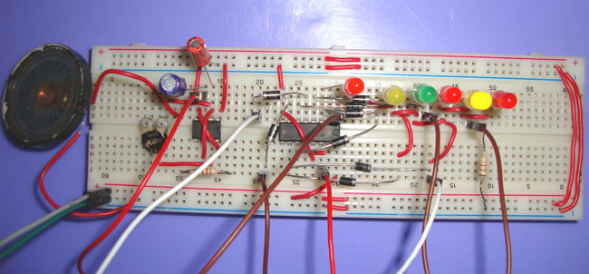 Clock with LED Pendulum and Tick Tock Sound