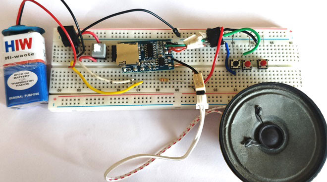 DIY MP3 Music Player Circuit