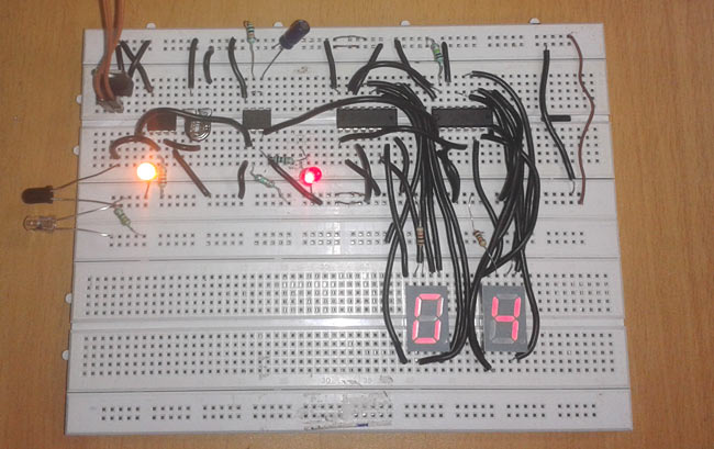 2 Digit Object/Product Counter Circuit