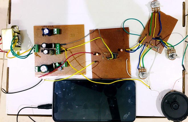 Simple Audio Tone Control Circuit