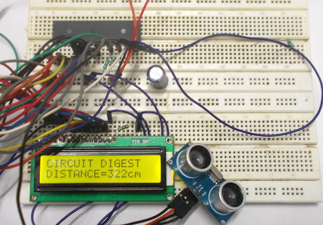 Distance Measurement using Ultrasonic Sensor and AVR Microcontroller