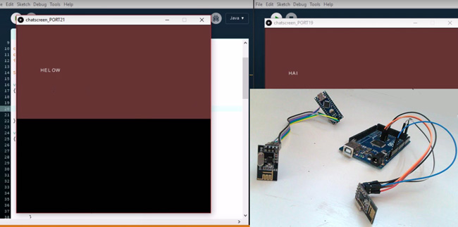 Create a Chat Room using Arduino and nRF24L01