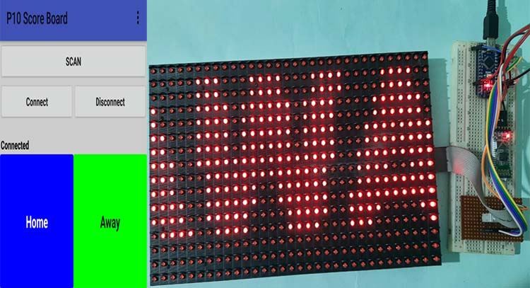 Arduino LED Score Board 