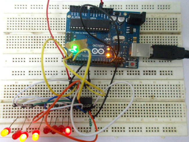 Arduino Uno Shift Register Tutorial