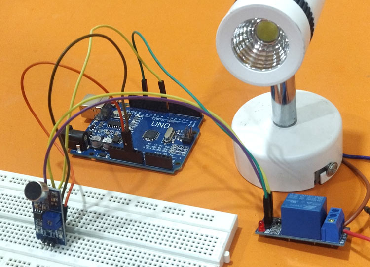 Arduino Whistle Detector Switch using Sound Sensor