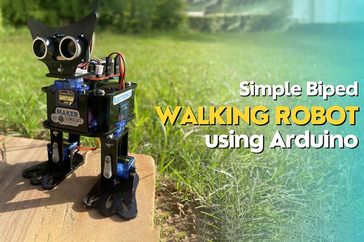 Biped Catbot Robot using Arduino and Ultrasonic sensor