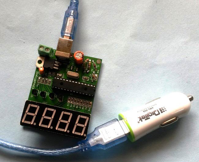 PIC Based Car Battery Voltage Monitoring System