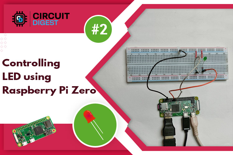 Controlling LED using Raspberry Pi Zero W