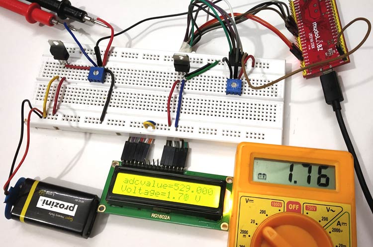 How to use ADC in ARM7-LPC2148- Measuring Analog Voltage