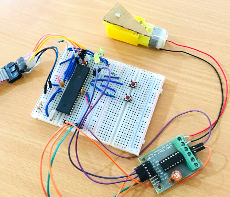 Interfacing DC Motor with AVR Microcontroller Atmega16