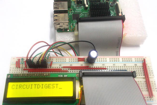 16x2 LCD Interfacing with Raspberry Pi