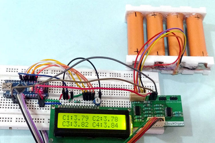 Multicell Voltage Monitoring for Lithium Battery Pack in Electric Vehicles