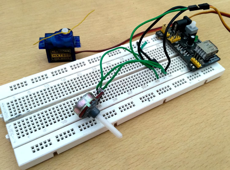 Programming ATtiny13 with Arduino Uno to control a Servo Motor