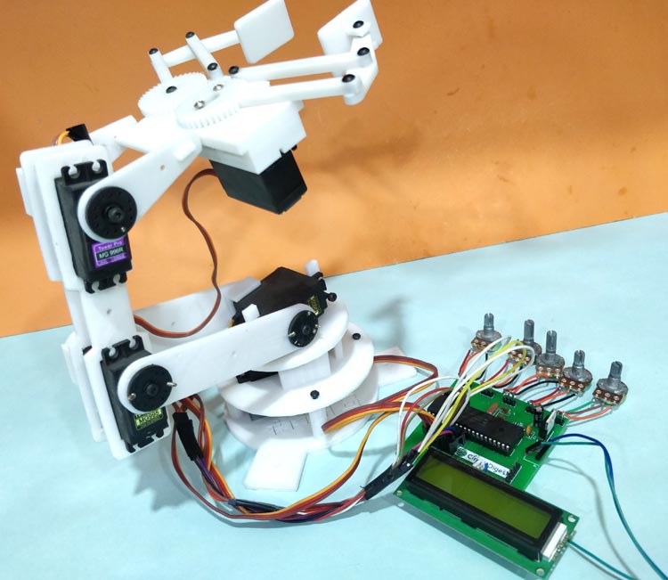 Robotic Arm Control using PIC Microcontroller