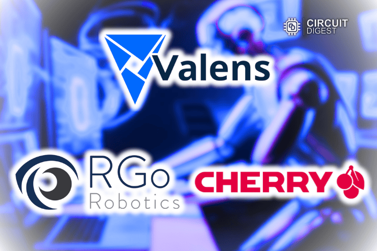 Valens, RGo Robotics and CHERRY Embedded Solutions Partnership