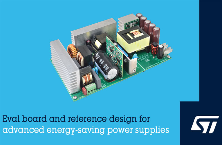 EVL400W-EUPL7 Eco-Certified 400W Evaluation Board from STMicroelectronics