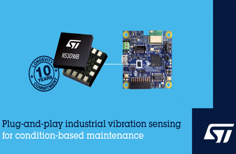 STEVAL-STWINKT1 Evaluation kit and IIS3DWB Vibration Sensor 